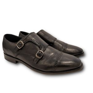 Florsheim Black Monk Strap
